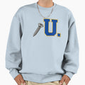 Screw U Collection Royal Blue Gold Sweatshirt - Graphic Print Men Women - T-Shirt, Sweatshirt, Hoodie