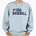Usa Baseball Sweatshirt - Trendy Graphic Men Women - T-Shirt, Sweatshirt, Hoodie