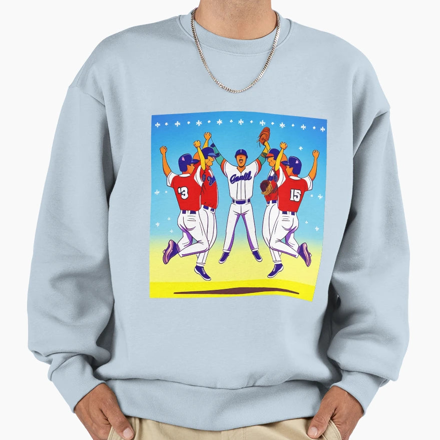 Victory Cheers Baseball Sweatshirt - Unique Graphic for Adults - T-Shirt, Sweatshirt, Hoodie