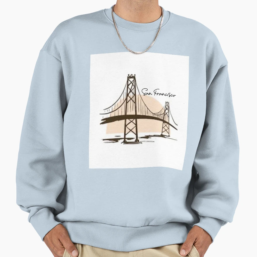 San Francisco Sweatshirt - Fun Novelty Design for Adults - T-Shirt, Sweatshirt, Hoodie