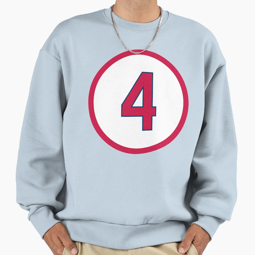 Yadier Molina 4 Jersey Number Sweatshirt - Fun Novelty Design Men Women - T-Shirt, Sweatshirt, Hoodie
