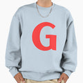Big Red Alphabet Letter G Sweatshirt - Graphic Print Unisex - T-Shirt, Sweatshirt, Hoodie