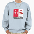 Super Bowl Liv Final Score Sweatshirt - Novelty Apparel Men Women - T-Shirt, Sweatshirt, Hoodie
