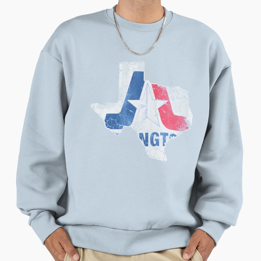 Flag Arlington Texas Sweatshirt - Unique Graphic for Adults - T-Shirt, Sweatshirt, Hoodie