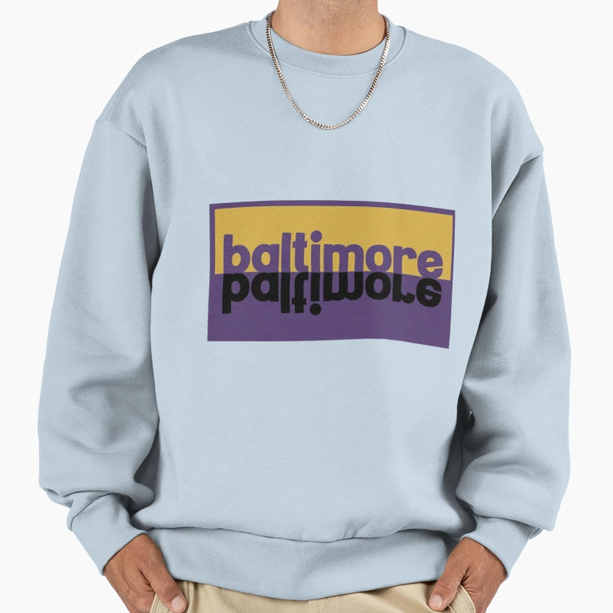 Art Baltimore Ravens Sweatshirt - Casual Everyday Wear for Adults - T-Shirt, Sweatshirt, Hoodie
