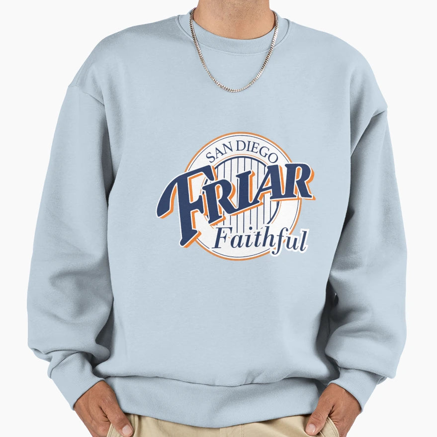 San Diego Friar Faithful Sweatshirt - Graphic Print Men Women - T-Shirt, Sweatshirt, Hoodie