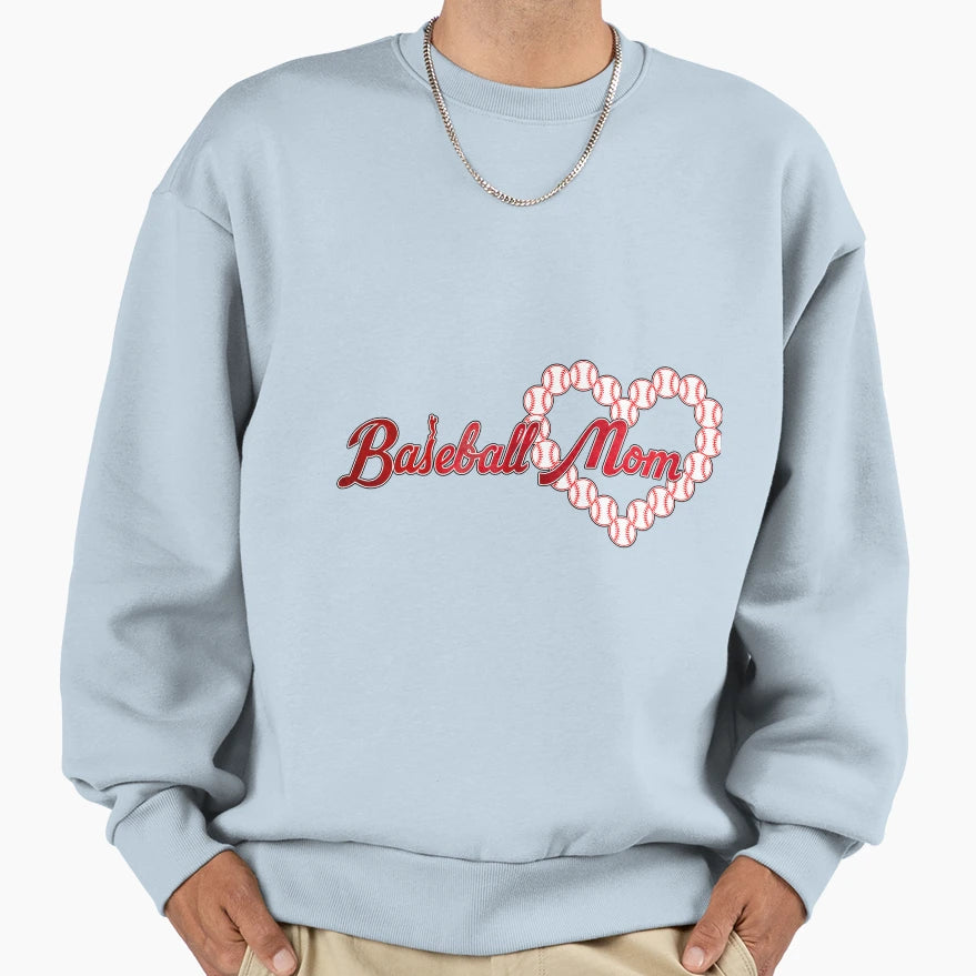 Baseball Mom Sweatshirt - Trendy Graphic Unisex - T-Shirt, Sweatshirt, Hoodie