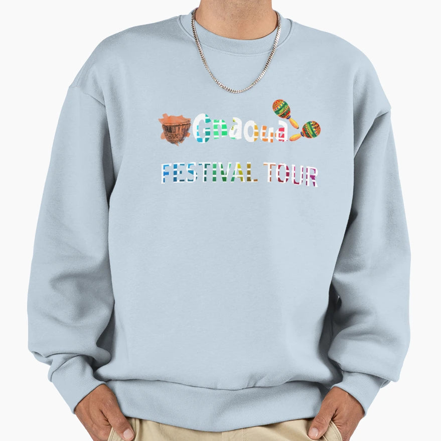 Gnawa Fistival Tour T-Shirt - Streetwear Style for Adults - T-Shirt, Sweatshirt, Hoodie