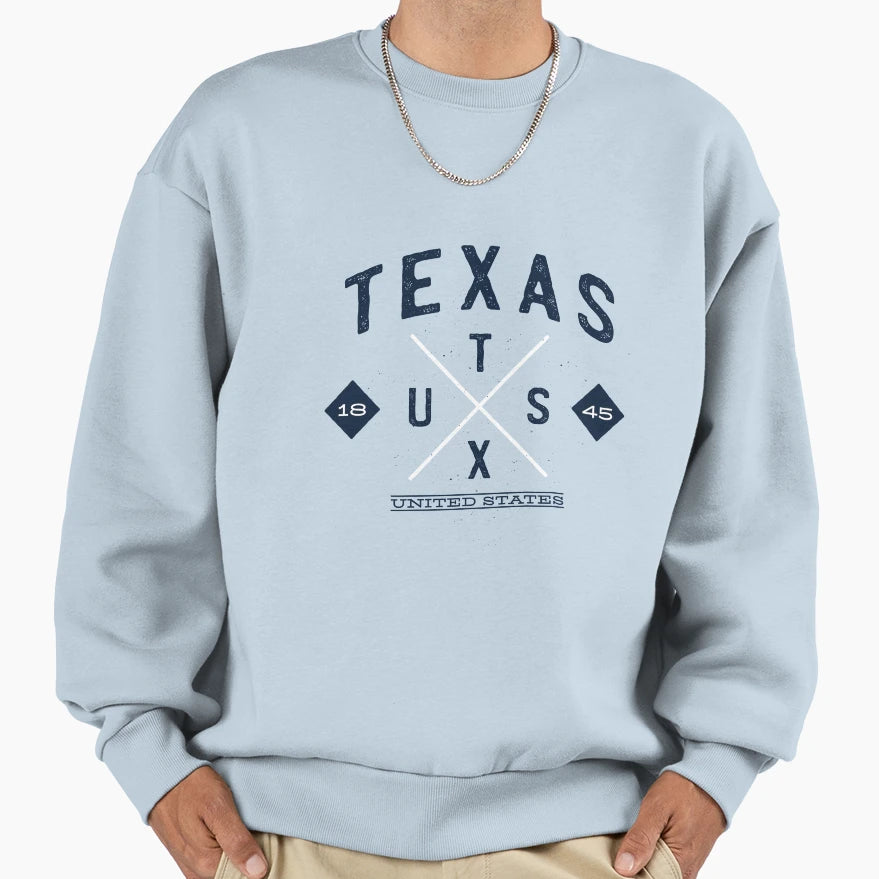 Texas Sweatshirt - Trendy Graphic Men Women - T-Shirt, Sweatshirt, Hoodie