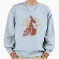 Red Bird Mascot Drawing Baseball Sweatshirt - Minimalist Print Unisex - T-Shirt, Sweatshirt, Hoodie