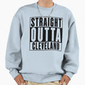 Straight Outta Cleveland Sweatshirt - Minimalist Print Unisex - T-Shirt, Sweatshirt, Hoodie