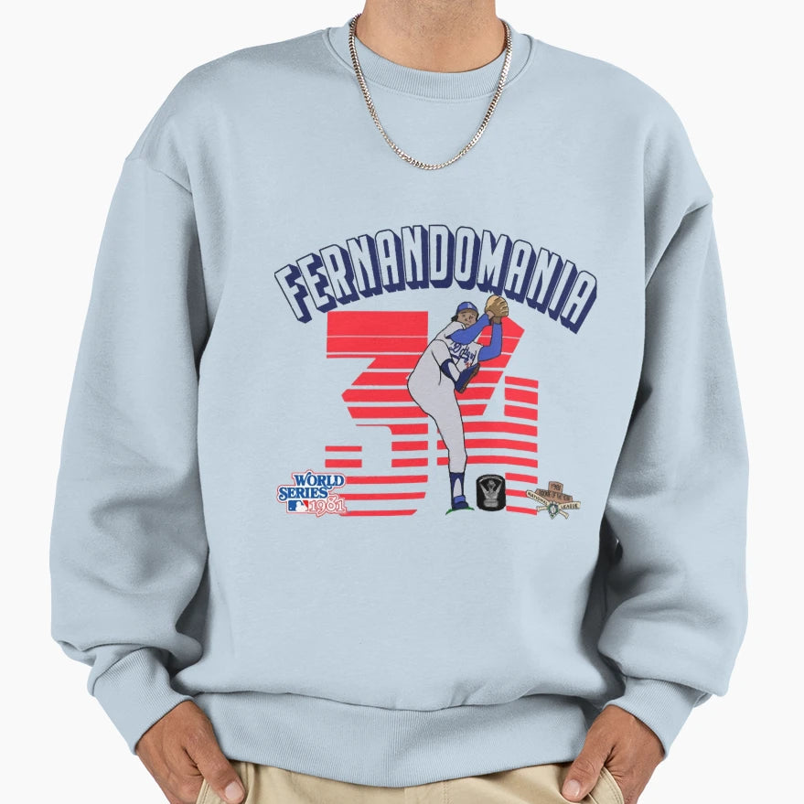 Fernandomania Fernando Valenzuela El Sweatshirt - Minimalist Print Unisex - T-Shirt, Sweatshirt, Hoodie
