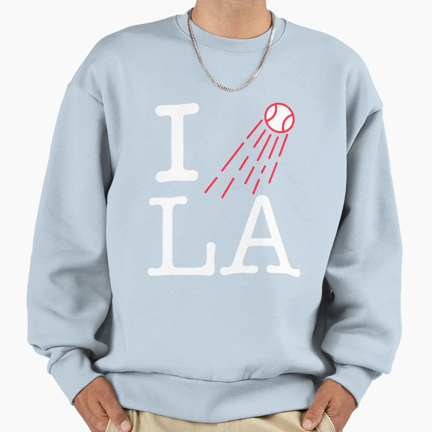 I Love Lad Blue Sweatshirt - Fun Novelty Design for Adults - T-Shirt, Sweatshirt, Hoodie