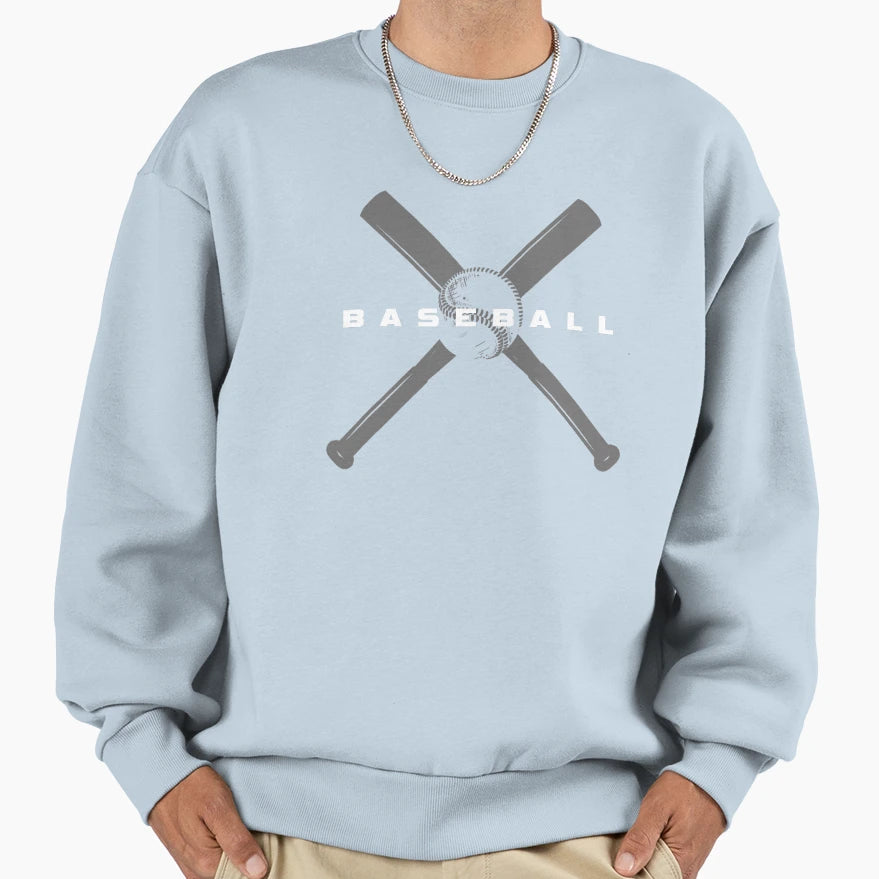 Baseball Baseball Sweatshirt - Streetwear Style Men Women - T-Shirt, Sweatshirt, Hoodie