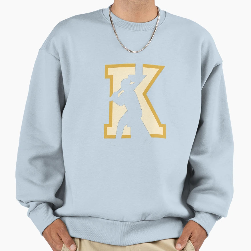 K Strikeout Baseball Sweatshirt - Casual Everyday Wear for Adults - T-Shirt, Sweatshirt, Hoodie