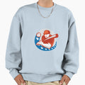 Baseball Player Batter Stars Sweatshirt - Fun Novelty Design for Adults - T-Shirt, Sweatshirt, Hoodie