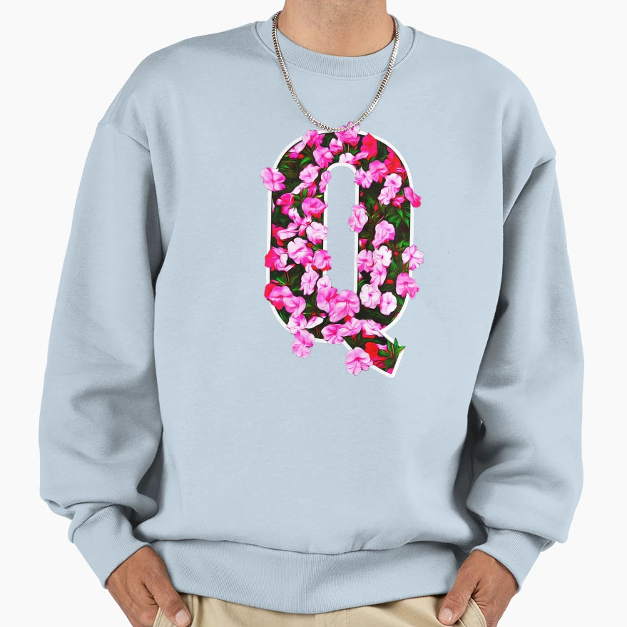 Letter Q Sweatshirt - Custom Art Print for Adults - T-Shirt, Sweatshirt, Hoodie