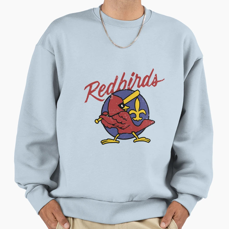 Louisville Redbirds Defunct Sweatshirt - Fun Novelty Design for Adults - T-Shirt, Sweatshirt, Hoodie