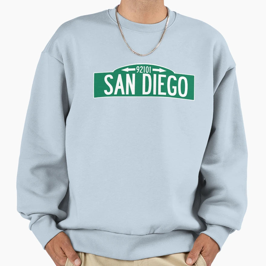 San Diego Sign Sweatshirt - Fun Novelty Design Men Women - T-Shirt, Sweatshirt, Hoodie