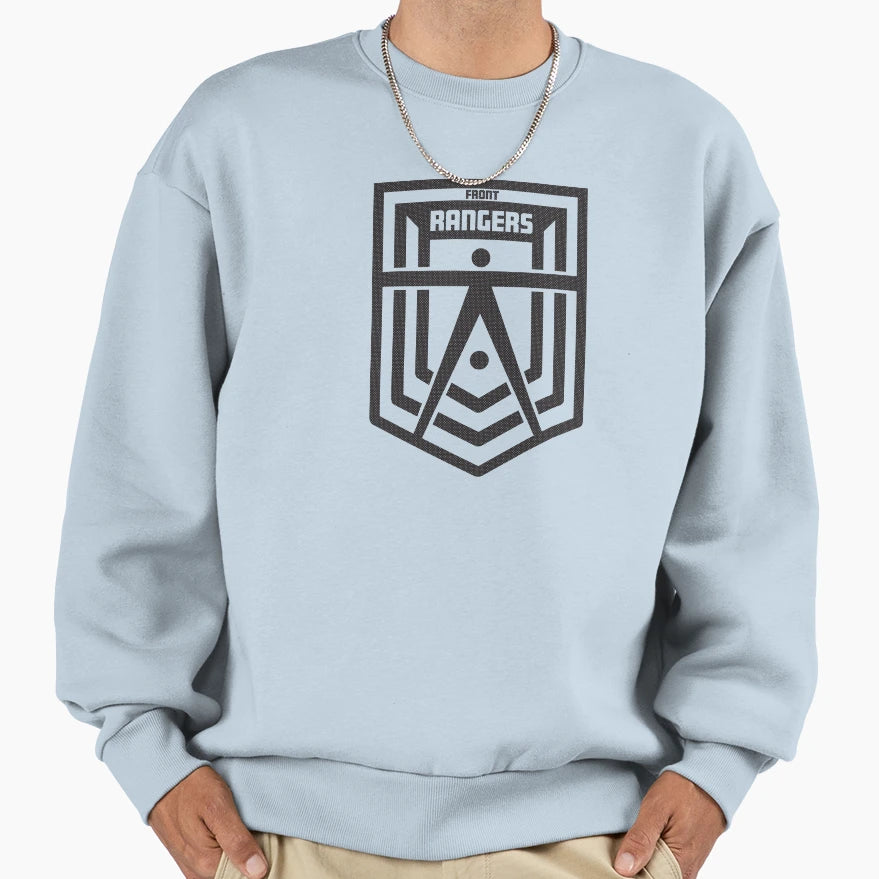 Front Rangers Black Sweatshirt - Unique Graphic Unisex - T-Shirt, Sweatshirt, Hoodie