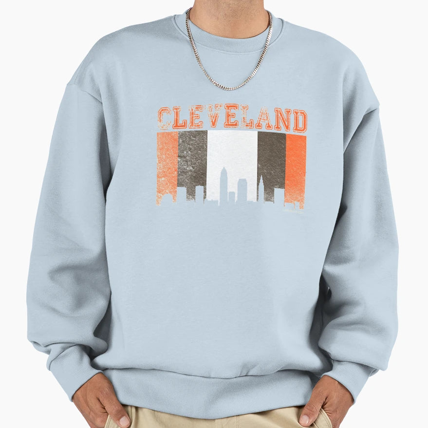 Skyline Cleveland Sweatshirt - Minimalist Print Unisex - T-Shirt, Sweatshirt, Hoodie