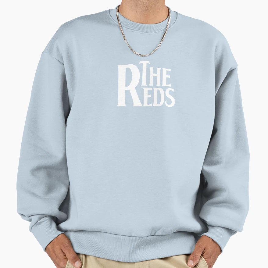 Reds Liverpool Fc White Sweatshirt - Trendy Graphic Men Women - T-Shirt, Sweatshirt, Hoodie
