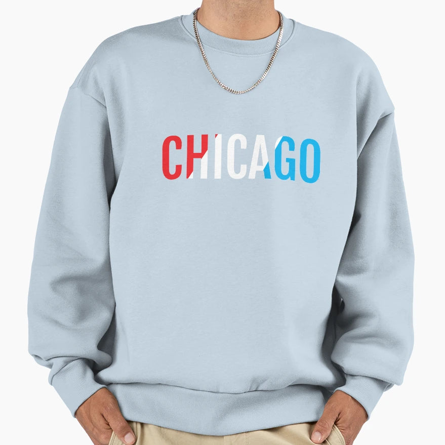 Chicago Sweatshirt - Streetwear Style Men Women - T-Shirt, Sweatshirt, Hoodie