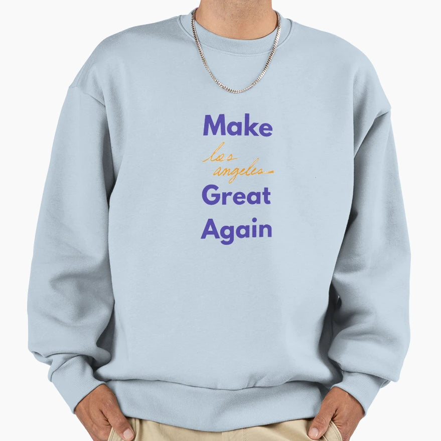 Zohran Mamdani Wins La Make Los Sweatshirt - Novelty Apparel Men Women - T-Shirt, Sweatshirt, Hoodie