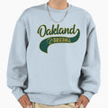 Oakland Baseball Athletic Swoosh Sweatshirt - Custom Art Print Men Women - T-Shirt, Sweatshirt, Hoodie