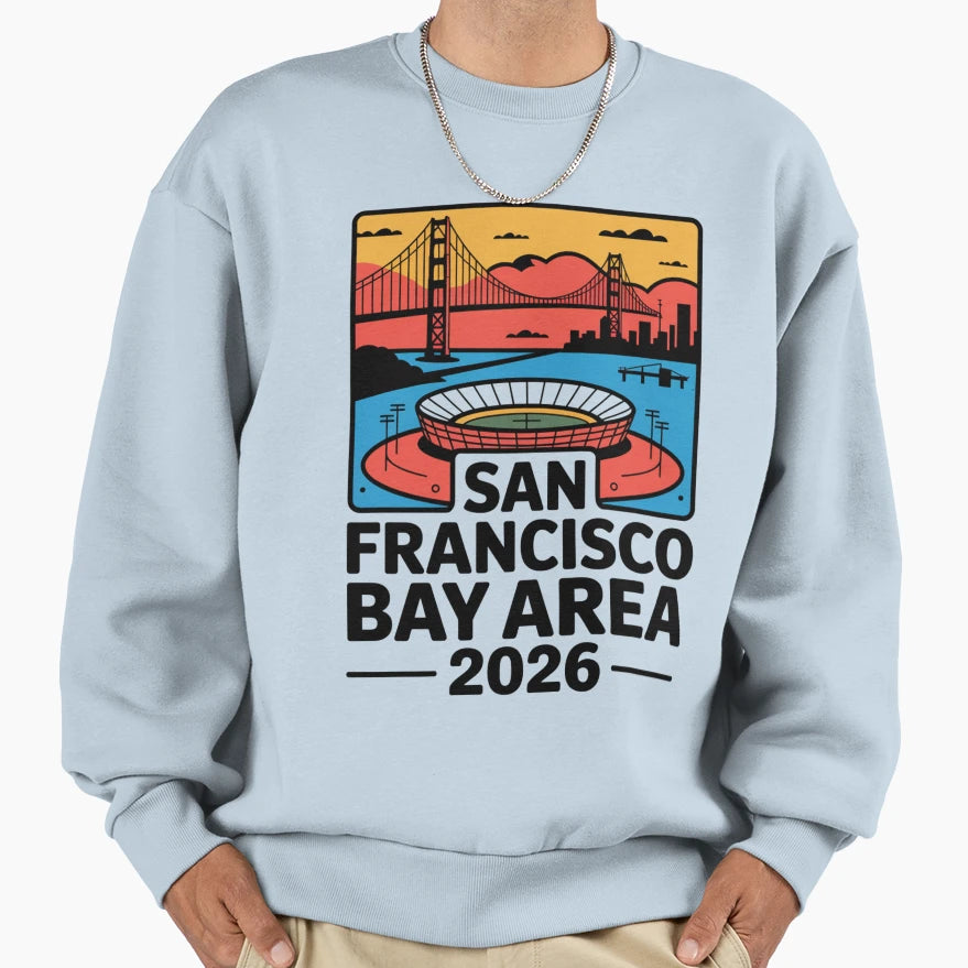 San Francisco Bay Area Golden Gate T-Shirt - Aesthetic Graphic Unisex - T-Shirt, Sweatshirt, Hoodie