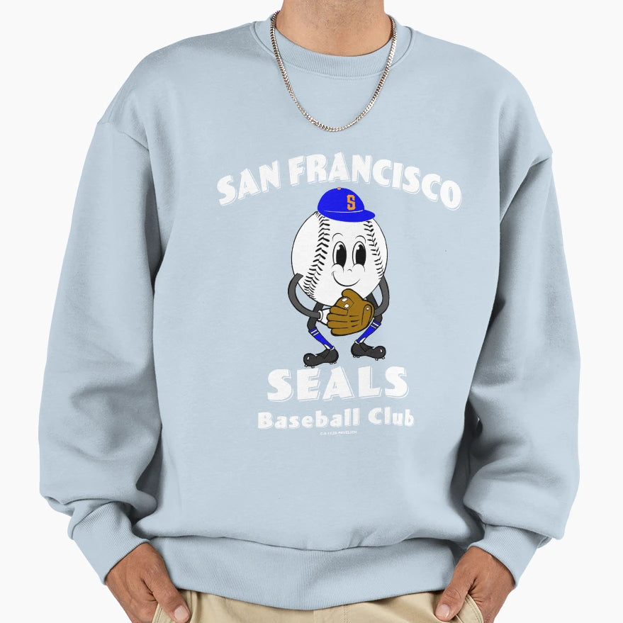 San Francisco Seals Ballman Sweatshirt - Custom Art Print for Adults - T-Shirt, Sweatshirt, Hoodie