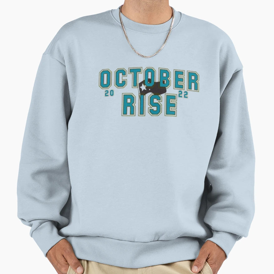 October Rise Wariner Sweatshirt - Fun Novelty Design for Adults - T-Shirt, Sweatshirt, Hoodie