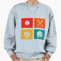 Baseball Sweatshirt - Trendy Graphic Men Women - T-Shirt, Sweatshirt, Hoodie