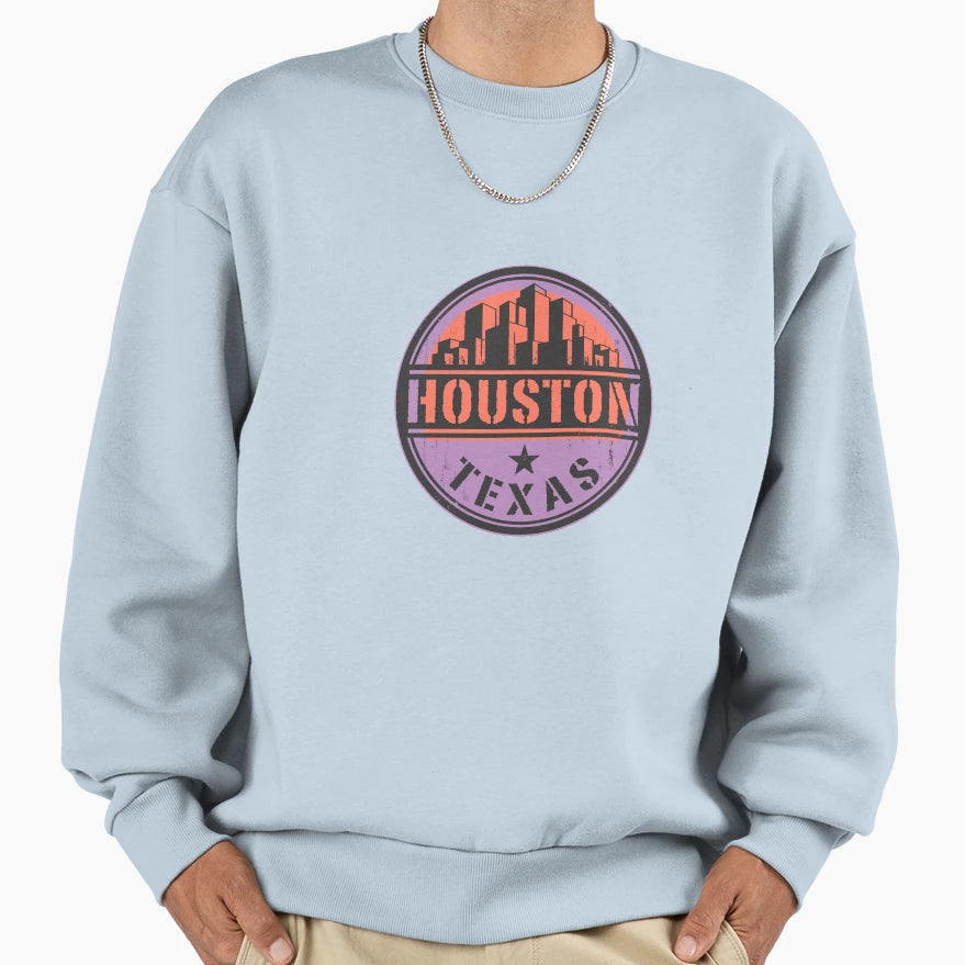 Houston Texas Sweatshirt - Novelty Apparel for Adults - T-Shirt, Sweatshirt, Hoodie