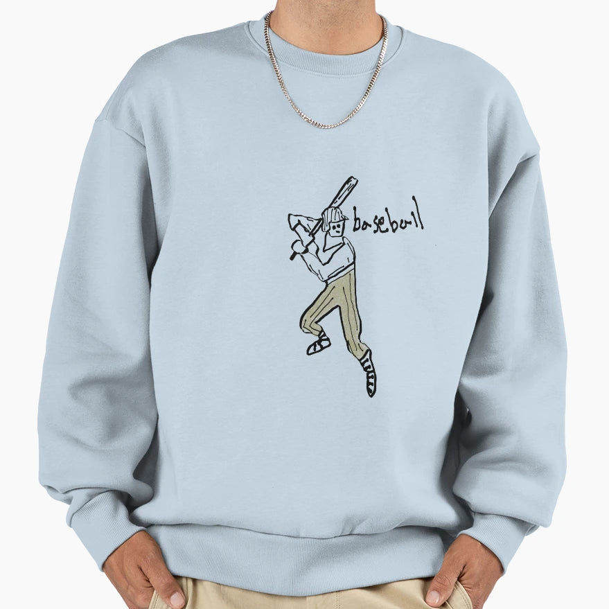 Baseball Sweatshirt - Graphic Print Unisex - T-Shirt, Sweatshirt, Hoodie