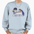 California Skull Player Sweatshirt - Graphic Print Unisex - T-Shirt, Sweatshirt, Hoodie