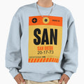 San Diego Luggage Tag 2 Sweatshirt - Graphic Print Unisex - T-Shirt, Sweatshirt, Hoodie