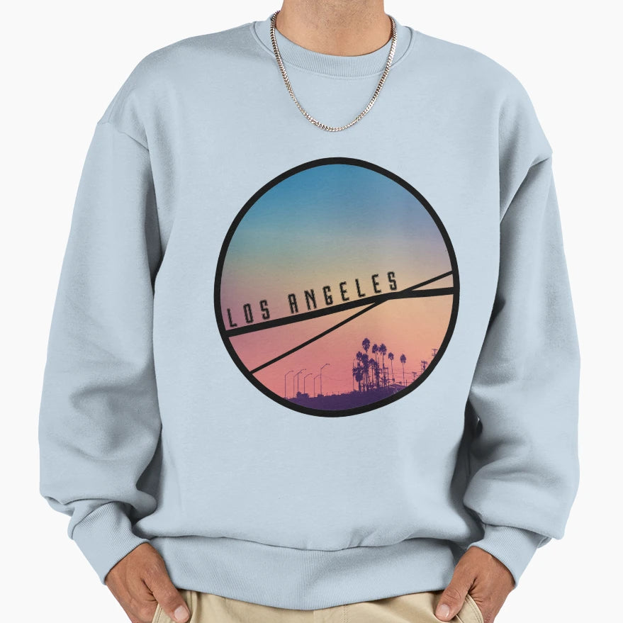 Los Angeles Sweatshirt - Minimalist Print Men Women - T-Shirt, Sweatshirt, Hoodie