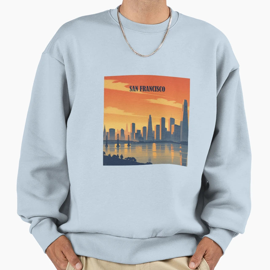 San Francisco Sweatshirt - Graphic Print Men Women - T-Shirt, Sweatshirt, Hoodie