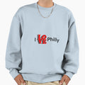 I Love Philly Sweatshirt - Novelty Apparel for Adults - T-Shirt, Sweatshirt, Hoodie