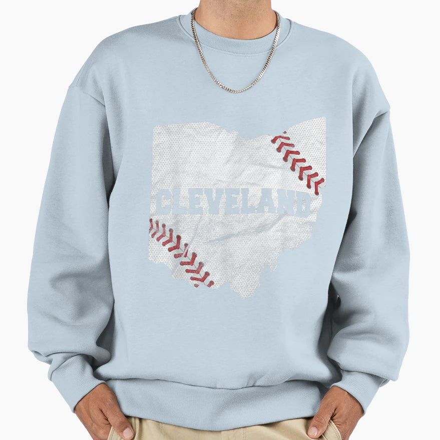 Cleveland Baseball Sport Baseball Sweatshirt - Trendy Graphic Men Women - T-Shirt, Sweatshirt, Hoodie