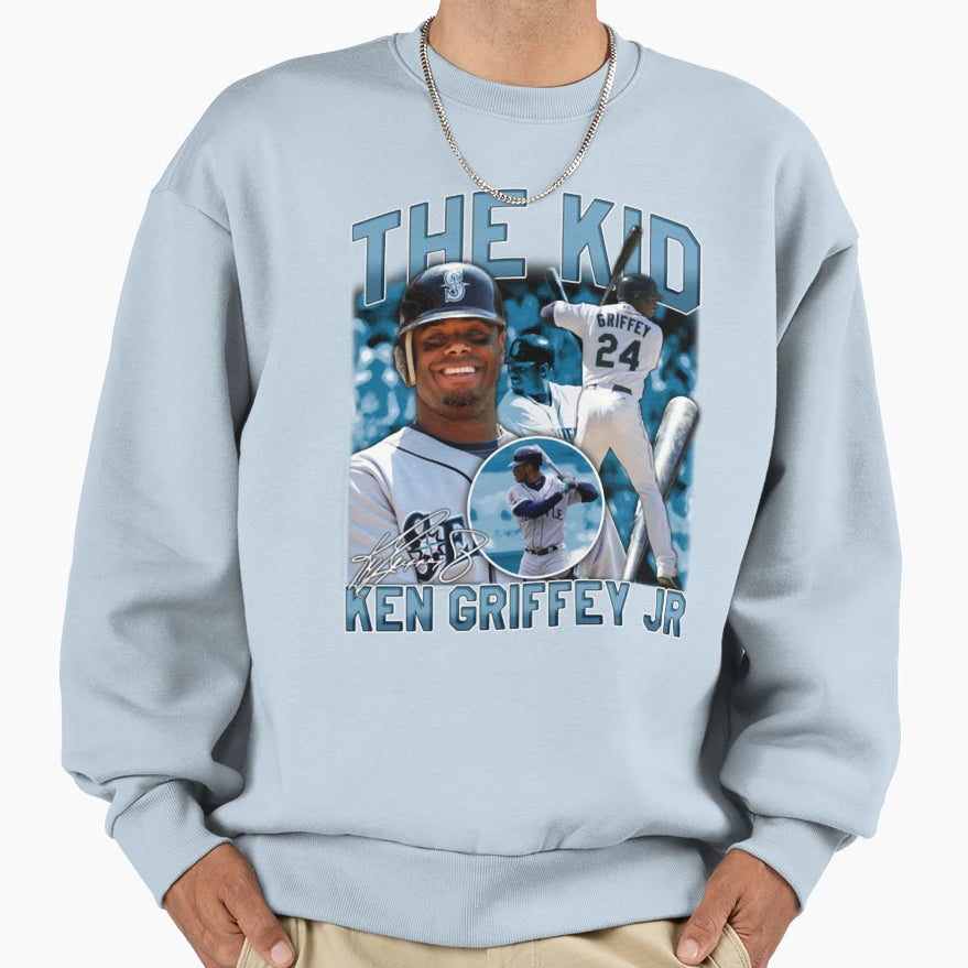 Ken Grifey Jr 24 Sweatshirt - Fun Novelty Design Men Women - T-Shirt, Sweatshirt, Hoodie
