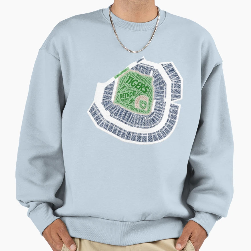 Tigers Stadium Sweatshirt - Trendy Graphic Unisex - T-Shirt, Sweatshirt, Hoodie
