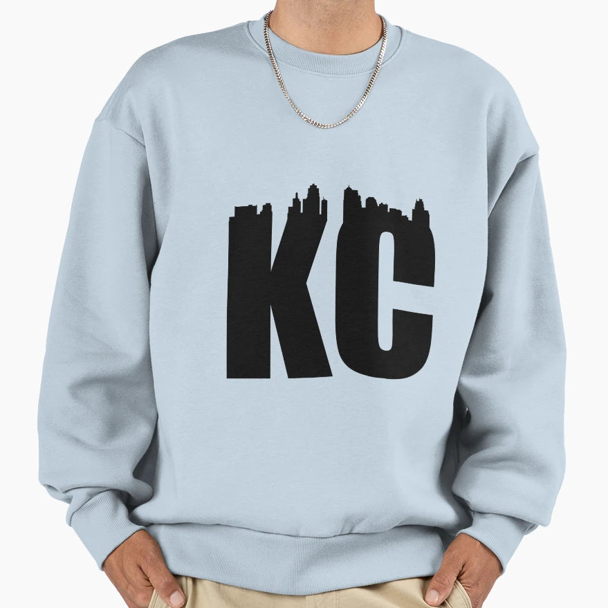 Kc Skyline Sweatshirt - Aesthetic Graphic Men Women - T-Shirt, Sweatshirt, Hoodie