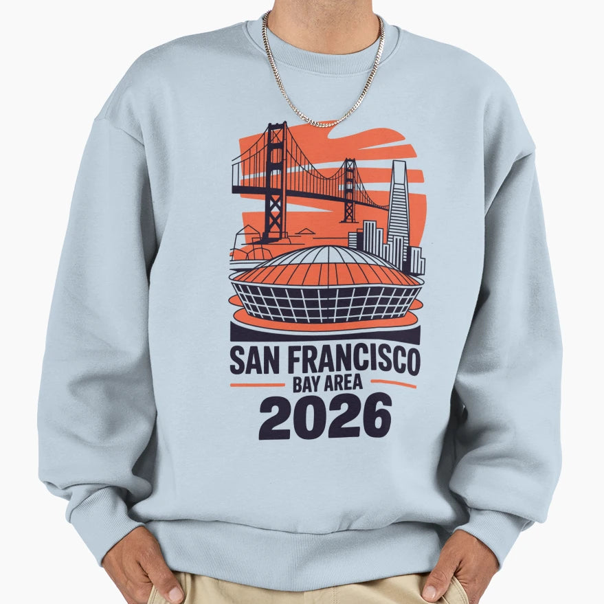 San Francisco Bay Area Golden Gate T-Shirt - Custom Art Print Men Women - T-Shirt, Sweatshirt, Hoodie