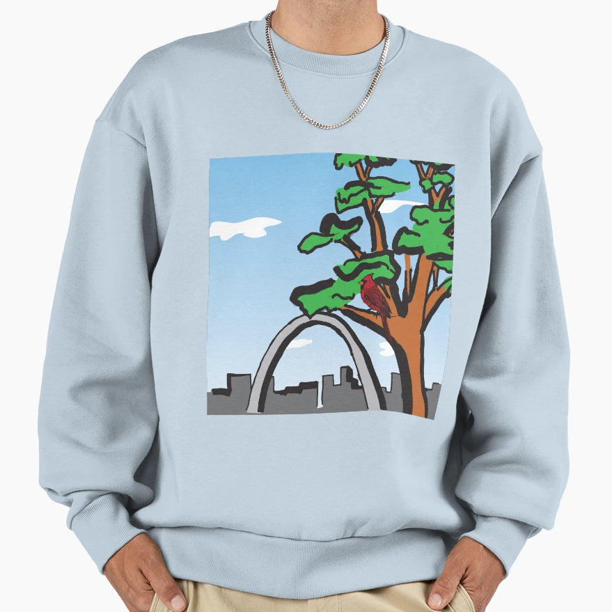 St Louis Sweatshirt - Aesthetic Graphic Men Women - T-Shirt, Sweatshirt, Hoodie