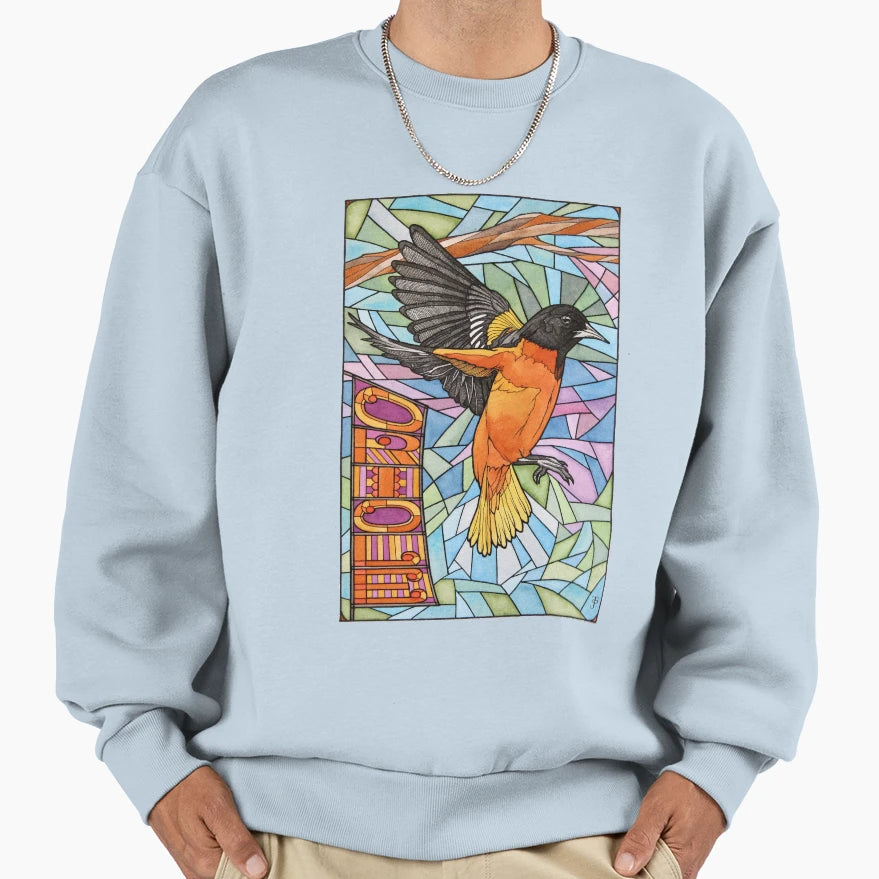Oriole Sweatshirt - Minimalist Print Unisex - T-Shirt, Sweatshirt, Hoodie
