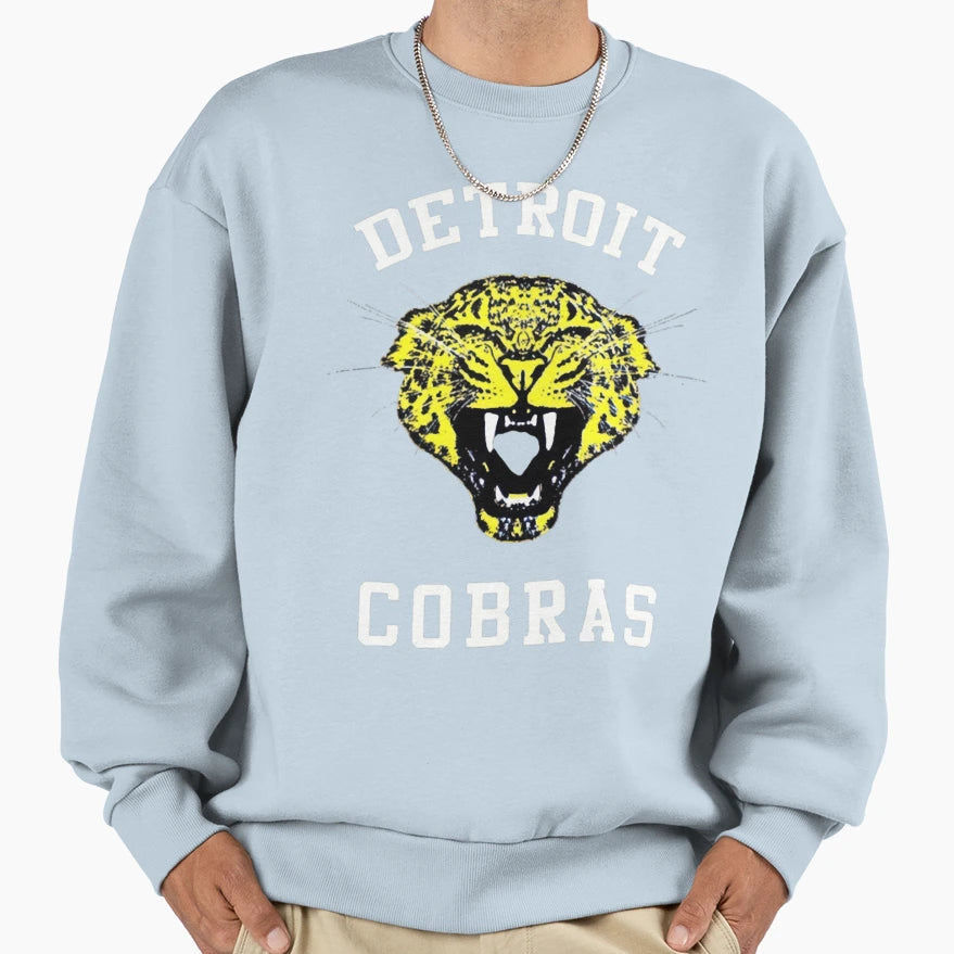 Detroit Cobras Rock Roll Sweatshirt - Streetwear Style Men Women - T-Shirt, Sweatshirt, Hoodie