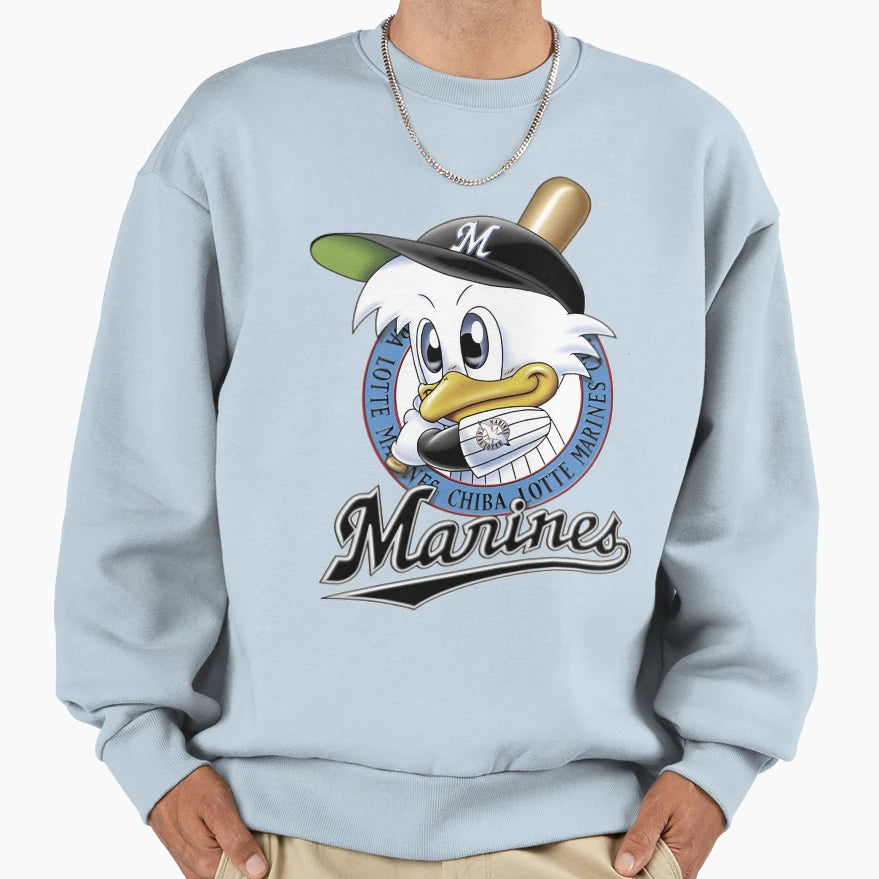 Chiba Lotte Marines Logo Sweatshirt - Trendy Graphic Unisex - T-Shirt, Sweatshirt, Hoodie