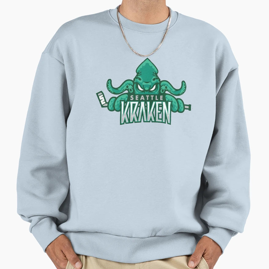 Alternate Kraken Logo Sweatshirt - Unique Graphic for Adults - T-Shirt, Sweatshirt, Hoodie